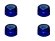 画像2: 【ネコポス対応】スクエア(SQUARE)/SGY-03BK__SGY-03TB/アルミナイロンナット M3 4pcs