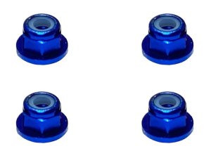 画像2: 【ネコポス対応】スクエア(SQUARE)/SGY-03FBK__SGY-03FTB/アルミフランジナイロンナット M3 4pcs