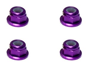 画像4: 【ネコポス対応】スクエア(SQUARE)/SGY-03FBK__SGY-03FTB/アルミフランジナイロンナット M3 4pcs
