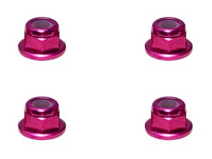 画像5: 【ネコポス対応】スクエア(SQUARE)/SGY-03FBK__SGY-03FTB/アルミフランジナイロンナット M3 4pcs