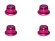 画像5: 【ネコポス対応】スクエア(SQUARE)/SGY-03FBK__SGY-03FTB/アルミフランジナイロンナット M3 4pcs