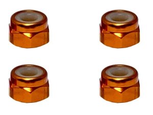画像3: 【ネコポス対応】スクエア(SQUARE)/SGY-04BK__SGY-04TB/アルミナイロンナット M4 4pcs