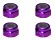 画像4: 【ネコポス対応】スクエア(SQUARE)/SGY-04BK__SGY-04TB/アルミナイロンナット M4 4pcs