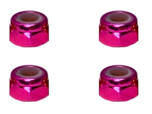 画像5: 【ネコポス対応】スクエア(SQUARE)/SGY-04BK__SGY-04TB/アルミナイロンナット M4 4pcs
