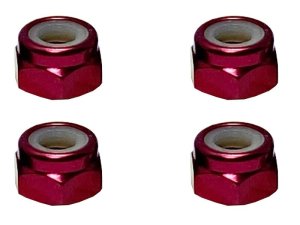 画像6: 【ネコポス対応】スクエア(SQUARE)/SGY-04BK__SGY-04TB/アルミナイロンナット M4 4pcs