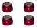 画像6: 【ネコポス対応】スクエア(SQUARE)/SGY-04BK__SGY-04TB/アルミナイロンナット M4 4pcs