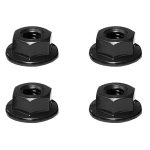 画像: 【ネコポス対応】スクエア(SQUARE)/SGY-04SBK__SGY-04STB/アルミフランジセレートナット M4 4pcs