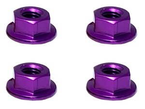 画像5: 【ネコポス対応】スクエア(SQUARE)/SGY-04SBK__SGY-04STB/アルミフランジセレートナット M4 4pcs