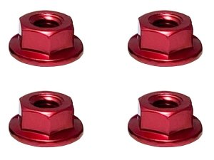 画像7: 【ネコポス対応】スクエア(SQUARE)/SGY-04SBK__SGY-04STB/アルミフランジセレートナット M4 4pcs