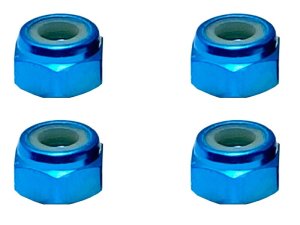 画像8: 【ネコポス対応】スクエア(SQUARE)/SGY-04BK__SGY-04TB/アルミナイロンナット M4 4pcs