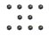 画像1: 【ネコポス対応】スクエア(SQUARE)/SGY-102UBK__SGY-102UTB/アルミ薄型ナイロンナット M2 10pcs