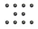 画像: 【ネコポス対応】スクエア(SQUARE)/SGY-102UBK__SGY-102UTB/アルミ薄型ナイロンナット M2 10pcs