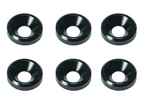 画像1: 【ネコポス対応】スクエア(SQUARE)/SGY-15BK__SGY-15TB/アルミ皿ワッシャーM3 外径8mm 6pcs