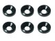 画像: 【ネコポス対応】スクエア(SQUARE)/SGY-15BK__SGY-15TB/アルミ皿ワッシャーM3 外径8mm 6pcs
