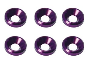 画像4: 【ネコポス対応】スクエア(SQUARE)/SGY-15BK__SGY-15TB/アルミ皿ワッシャーM3 外径8mm 6pcs