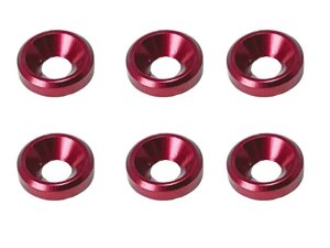 画像6: 【ネコポス対応】スクエア(SQUARE)/SGY-15BK__SGY-15TB/アルミ皿ワッシャーM3 外径8mm 6pcs