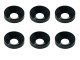 画像: 【ネコポス対応】スクエア(SQUARE)/SGY-16BK__SGY-16TB/アルミ皿ワッシャーM4 外径10mm 6pcs