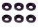 画像4: 【ネコポス対応】スクエア(SQUARE)/SGY-16BK__SGY-16TB/アルミ皿ワッシャーM4 外径10mm 6pcs