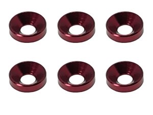 画像5: 【ネコポス対応】スクエア(SQUARE)/SGY-16BK__SGY-16TB/アルミ皿ワッシャーM4 外径10mm 6pcs