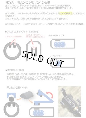 画像2: 【ネコポス対応】宮川ゴム/SLNT50-ASUKA2/[国産] コンパク電動ガン専用 「飛鳥」 シリコン 硬度 50 /ニトリル 硬度 50 (各1個 2個入り)チャンバー パッキン