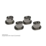 画像: OPTION No.1(オプションNo.1)/SP000634/スピードパッション サスペンションアームマウントインサート （ガンメタ/4pcs）