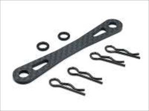 画像1: 【ネコポス対応】スクエア(SQUARE)/STD-14/カーボンボディマウントサポート TT-01