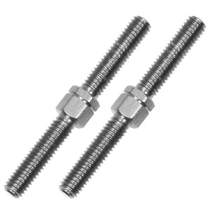 画像8: 【ネコポス対応】EAGLE(イーグル)/TB328U2-BK_GO_LBL_SI_TI/3x28mm ターンバックルシャフト(2本)60-61硬質アルミ製