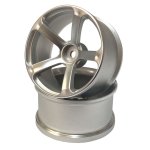 画像: TOPLINE(トップライン)/TDW-0612MS/DRS-5 ホイル (オフセット6/マットシルバー)2個入