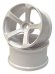 画像1: TOPLINE(トップライン)/TDW-0612WH/DRS-5 ホイル (オフセット6/ホワイト)2個入