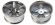 画像1: TOPLINE(トップライン)/TDW-266MC_TDW-286MC/DRS-5 ホイル 30mm幅(マットクローム)2個入
