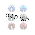 画像: 【ネコポス対応】スクエア(SQUARE)/TGE-112ER/ダンパースプリングリテーナー レッド(マルチスプリング仕様/タミヤ汎用)2個入