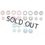 画像: 【ネコポス対応】スクエア(SQUARE)/TGE-112R/TRFダンパー用アルミパーツセット レッド(タミヤ汎用)