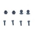 画像: 【ネコポス対応】スクエア(SQUARE)/TGE-37/5mmピロボールナットM2ネジ(CAPビス付属) 4pcs