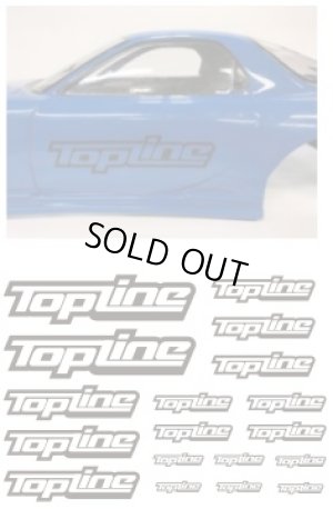 画像4: 【ネコポス対応】TOPLINE(トップライン)/TP-103__TP-106/TOPLINEオリジナル切り文字ステッカー typeA