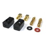 画像: 【ネコポス対応】TOPLINE(トップライン)/TP-110/バッテリー用L形コネクター(4mm) 1セット入