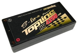 画像1: 【ネコポス対応】TOPLINE(トップライン)/TP-272/S-Line Power 4200mAh HV7.6V 120C バッテリー 1本入 ※ハイボルテージタイプ