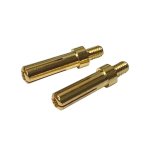画像: 【ネコポス対応】TOPLINE(トップライン)/TP-302/L型コネクター用ヨーロピアンコネクタ(4mm) 2本入