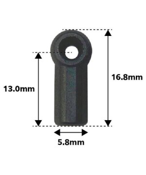 画像3: 【ネコポス対応】TOPLINE(トップライン)/TP-347__TP-350/ボールエンドキャップ φ4.3用 4個入