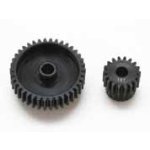 画像: 【ネコポス対応】ラップアップ(WRAP-UP)/W0107-FD/FR-D 用ローギアード ピニオンギアセット(0 次減速用 18/38T)