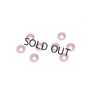 画像2: 【ネコポス対応】ワールドプロ/WP-0025__WP-0030/ジュラルミンM3 皿ワッシャー 8個入