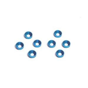 画像5: 【ネコポス対応】ワールドプロ/WP-0025__WP-0030/ジュラルミンM3 皿ワッシャー 8個入