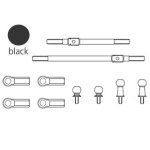 画像: 【ネコポス対応】ワールドプロ/WP-0127_WP-0128/グラスホッパーII用ステアロングロッドセット