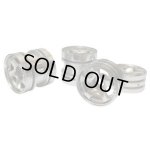 画像: ワールドプロ/WP-0206/グラスホッパー用ホイールセット SP1 マットシルバー(4個入)