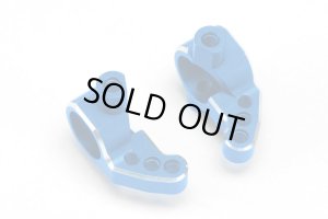 画像1: 【ネコポス対応】YOKOMO(ヨコモ)/Y2-415SABL/RD/SDシリーズ用 アルミ製 軽量SP ステアリングブロック (ブルー)