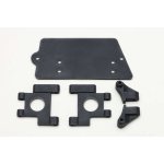 画像: 【ネコポス対応】YOKOMO(ヨコモ)/ZB-008FW/樹脂製 フロントサスアーム/リヤショックマウント/サーボプレート (ワンダードッグファイター用)