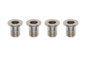 画像1: 【ネコポス対応】YOKOMO(ヨコモ)/ZC-F34SS/M3x4mmFHソケット 段付きスクリュー(銀/1.7mm)MS2.0用 4本入