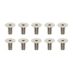 画像: 【ネコポス対応】YOKOMO(ヨコモ)/ZC-F36SH-10/MS2.0 アルミシャーシ用 高精度切削 FH ソケットスクリュー120度 M3×6mm(10本入)